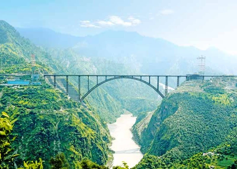 Shapoorji One Hills Chenab Bridge Iconic Landmark