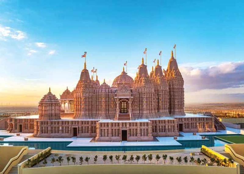 Shapoorji One Hills BAPS Hindu Mandir Architecture